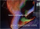 LED Video Curtain P18 RGB SMD / LED Lamp Cloth With SD / DMX Controller