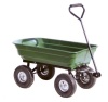 Four pneumatic wheels garden cart