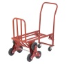 Folding eight wheels garden carts and wheelbarrows