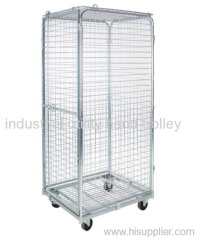 foding secure demountable ligistics transport roll container