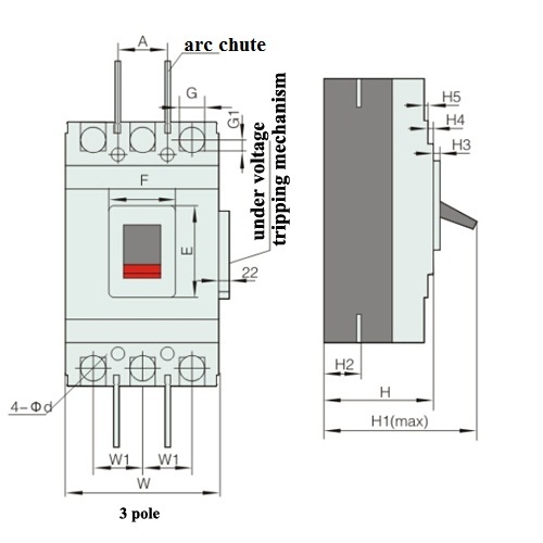 KXM2 moulded case circuit breaker series MCCB MCB