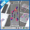 Colorful Music Note Hard Rubber Clear Snap On Iphone 6 Plus Protective Case 5.5 inch