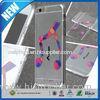 Colorful Music Note Hard Rubber Clear Snap On Iphone 6 Plus Protective Case 5.5 inch