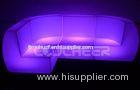 IP65 LED Lighting illuminated outdoor furniture sofa / hotel Bar lounge