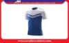 Polo Style Plain Custom Soccer Jerseys , Plus Size Polyester Youth Soccer Uniform