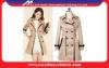 Anti-Shrink Double Breasted Long Trench Jacket Women's Winter Outerwear