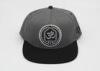 Big Head Snapback Baseball Caps Weave Patch Embroidery , Five / 5 Panel Snapback Hats