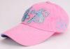 Customizable Children Multi-Panels Cotton Pink Baseball Caps With Embroidered Logo