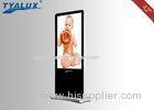 Android Digital Advertising Displays Monitor , Floor Standing Lcd Advertising Player