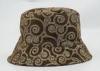 Leisure Fishing 100% Cotton Twill Bucket Hat Soft Full Printed With Golden Line