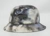 Multi Color Cotton Printed Fishing Bucket Hat Metal Patch For Lady