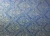 Navy Blue Noise Reduction Acoustic Fabric Wall Panels with Gold Stamp