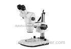High Precision Binocular / Trioncular Zoom Stereo Microscope Instrument