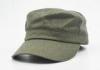 Blank Cotton Military Army Green Cap Customized Lining With Metal Buckle