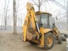 used condition JCB 3CX backhoe loader in good working condition