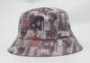 Printint Logo Waterproof Fishing Bucket Hat 100% Cotton PU Leather Fabric