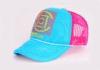 Hip Hop Printing Logo Mesh Trucker Hats Multi-color 5 Panels Unisex
