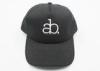 Cotton 3D Embroidery Mesh Trucker Hats Black Adjustable For Adults