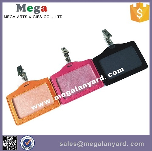 Best Selling Promotional PU Leather Badge Holder