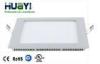 Warm White 3000K Slim Square LED Panel Light 12W for Warehouse / Meeting Rooms