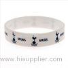 Bulk Silicone Wristband Bracelet / Wrist Band Bangle With Custom Text For Clubs