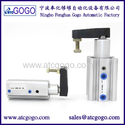 pneumatic swing clamp cylinder rotary valve