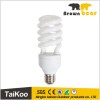 half spiral high lumen cfl bulb e27