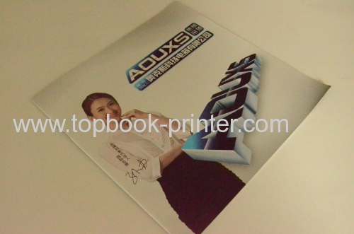 gloss laminated cover high gloss paper electrical appliance manual printing on demands