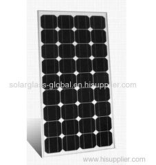 50w anti-reflective tempered mono solar panel
