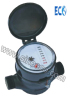 Single jet dry type Vane type Plasctic Universial Water Meter R80