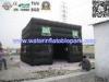 Custom Inflatable Advertising Tent , Black Inflatable Photo Booth Tent