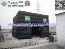 Custom Inflatable Advertising Tent , Black Inflatable Photo Booth Tent