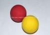 Colored 50mm Molded Rubber Balls / Solid Rubber Ball in Yellow , Red