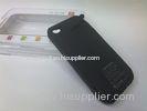 External Battery Charger Case Iphone 4S Backup Battery Lithium-polymer FCC / ROHS