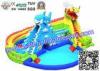 Cool Inflatable Water Park Equipment , Resort With Waterpark