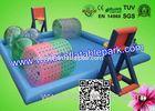 Giant Kids Inflatable Water Park With Swimming Pool , Inflatable Water Play