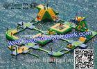 Inflatable Aqua Park For Adults And Kids , Amusement Water Park CE / EN