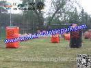 Red Sport Inflatable Paintball Bunker , Customized Inflatable Paintball Field