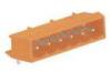 6 Pin 12A 10A Right Angle Pin MCS Connector For Any kind Of Wires Orange