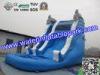 Children Amazing Inflatable Water Slide In Outdoor , Durable Blue Inflatable Water Slide