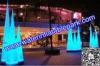 2m Lighting Inflatable Stages Decoration / Inflatable Cone For Wedding Backdrops