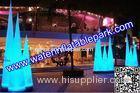 2m Lighting Inflatable Stages Decoration / Inflatable Cone For Wedding Backdrops