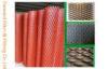 PVC Dipping Expanded Metal Mesh , Anti - Skidding PVC Coated Wire Mesh