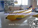 Fire resistance Yellow Banana Fishing Boats For Commercial Rental