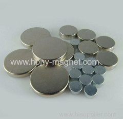 Powerful Sintered Rare Earth Neodymium Disc Magnet With Zn Coated