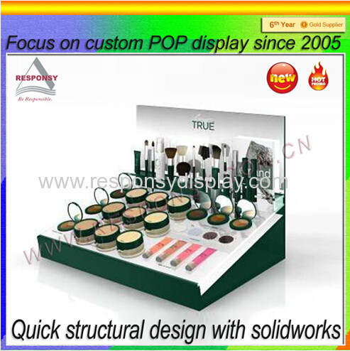 POP 2015 new customized acrylic countertop makeup display stand