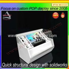 Hot sale acrylic mobile phone display showcase display showcase for cell phone