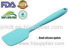 Durable 8 Inch Safe FDA Silicone Spatula Heat Resistant For Baking , Scraping
