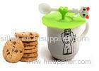 Flexible food grade silicone coffee cup lids With Spoon Holder LFGB standard