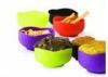Household heat - resistant Food grade Silicone Bowl For dishwasher , microwave